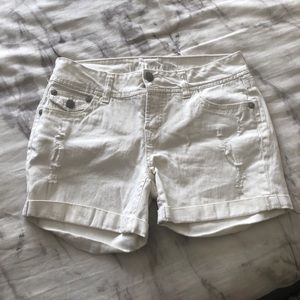 White shorts
